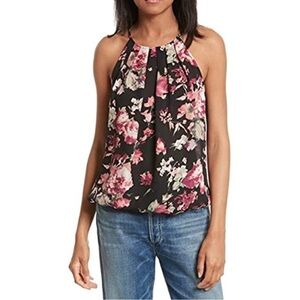 Joie Anatase C Floral Silk Tank Size L